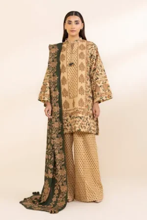 Sapphire Winter 24 3 Piece - Printed Khaddar Suit