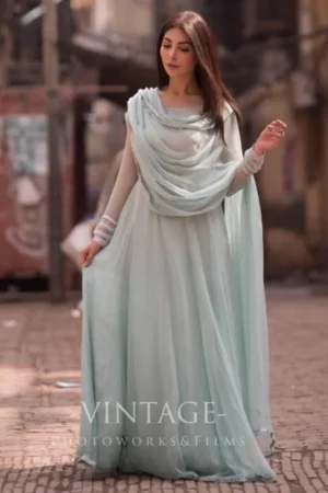 Luxury Pret Moon Stone By Kanwal Malik