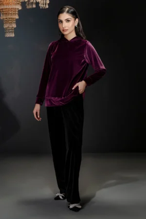 Limelight Dyed Velour Top