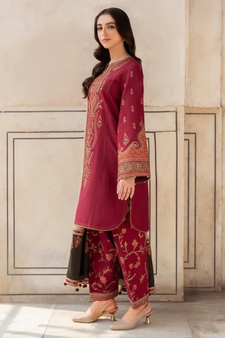 Jazmin Winter Embroidered Slub Khaddar DW'24 D3