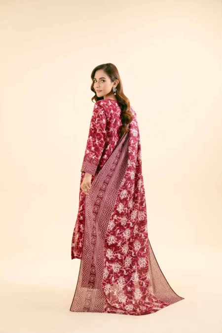 Nishat Linen Winter 24 3 Piece - Printed Suit - 42404943