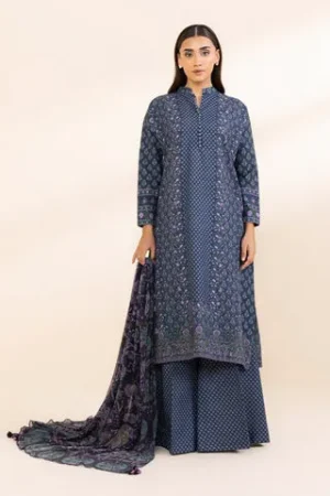 Sapphire Winter 24 3 Piece - Printed Khaddar Suit