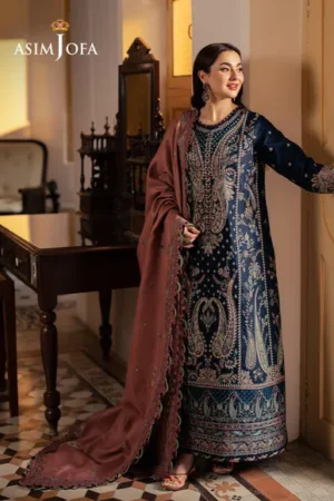 Pashmina By Asim Jofa AJKI-03 Embroidered Twill 3 PC
