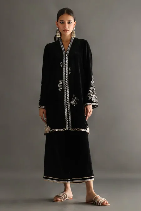 Noir Opulence By Nida Azwer Occasion Wear