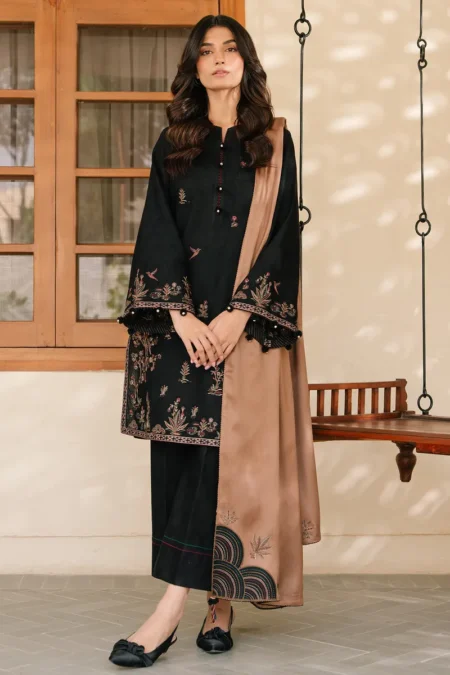 Jazmin Unstitched Winter Jacquard Khaddar UW-0126