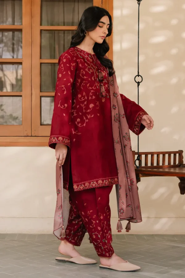 Jazmin Unstitched Winter Jacquard Khaddar UW-0127