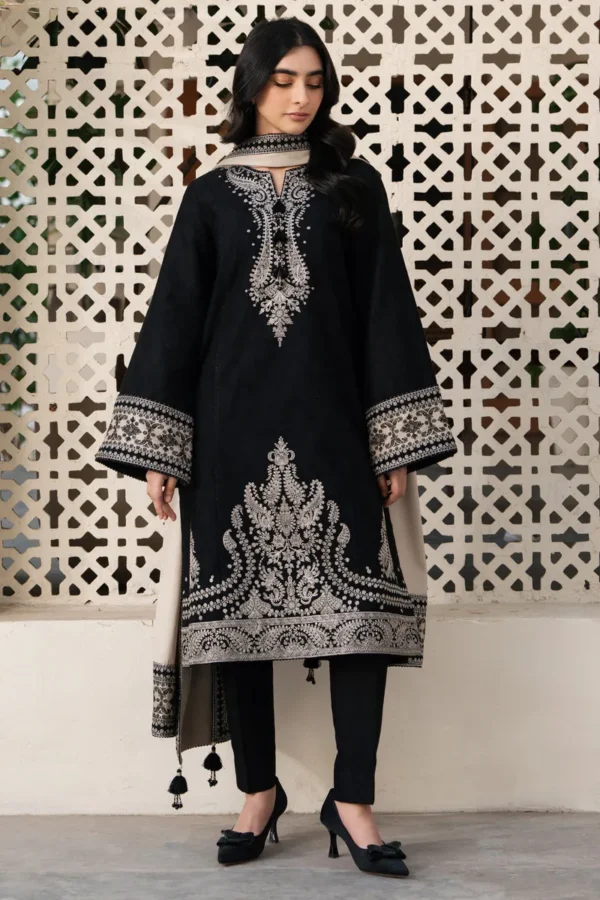 Jazmin Unstitched Winter Jacquard Khaddar UW-0129