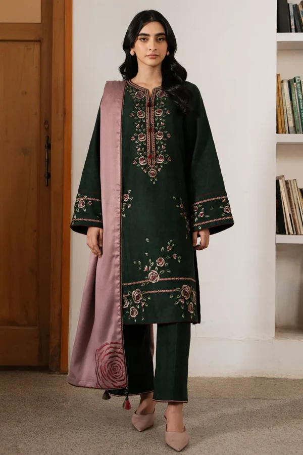 Jazmin Unstitched Winter Jacquard Khaddar UW-0131