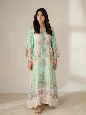 Floral Boho Glam Kaftan (D-3) By Kaftan Ammara Khan