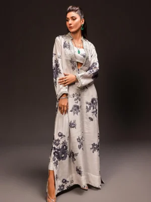 Ivory Greys (D-09) By Kaftan Ammara Khan