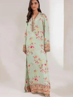 Mint Bloom Kaftan (D-17) By Kaftan Ammara Khan