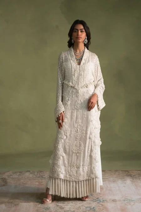 Pearl White Magic (D-14-B) By Kaftan Ammara Khan