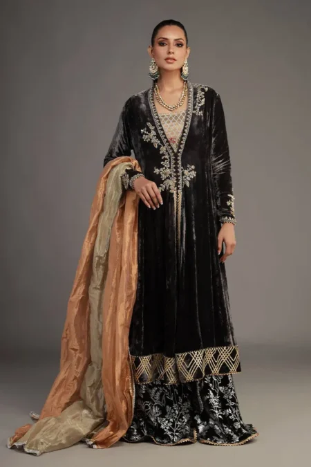 Cascade Dahlia By Nida Azwer Occasion Wear