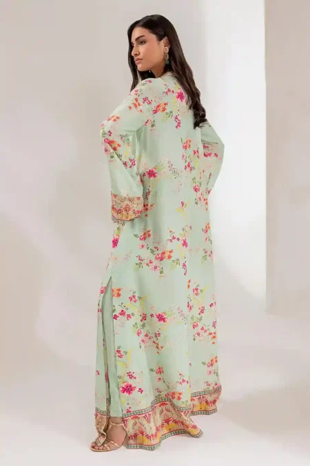 Mint Bloom Kaftan (D-17) By Kaftan Ammara Khan