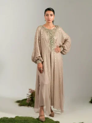 Nude Rose Kaftan (D-06) By Kaftan Ammara Khan