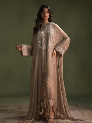 Nude Glam Kaftan (D-08) By Kaftan Ammara Khan