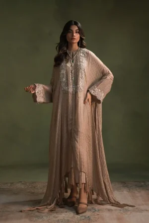 Nude Glam Kaftan (D-08) By Kaftan Ammara Khan