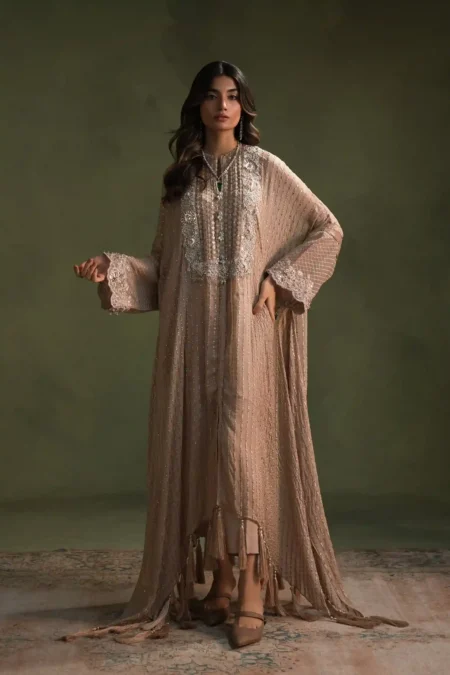 Nude Glam Kaftan (D-08) By Kaftan Ammara Khan