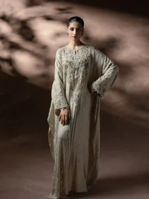 Timeless Elegance Kaftan Set (D-09) By Kaftan Ammara Khan