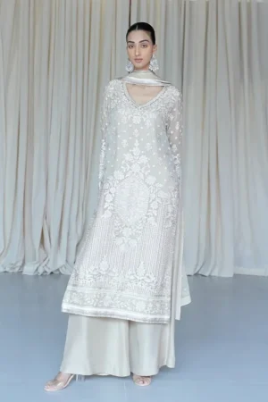 Rizwan Beyg Equinox Collection Pale Off-White