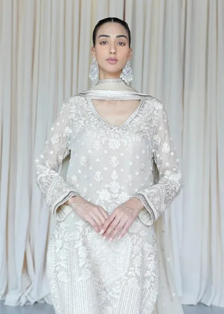 Rizwan Beyg Equinox Collection Pale Off-White