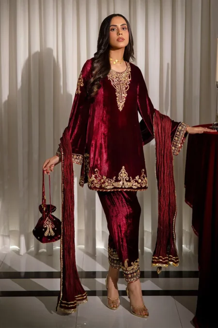 Ansab Jahangir Luxury Velvets | Carla