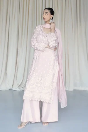 Rizwan Beyg Equinox Rafa Pink With Sequins