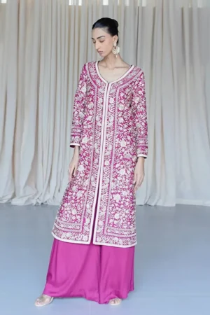 Rizwan Beyg Equinox Parsi Purple Gara Coat