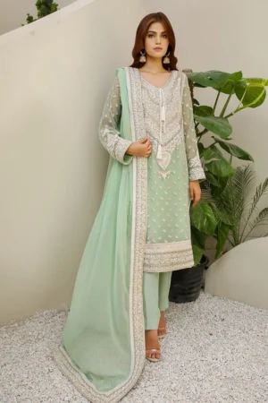 Rizwan Beyg Luxury Formals Jahanara Green