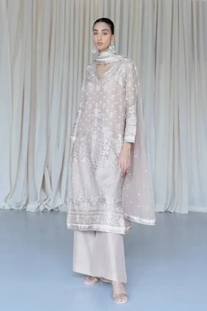 Rizwan Beyg Equinox Collection Pale Beige Pink