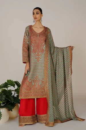 Marori Bridal Aqua By Rizwan Beyg Shahaana