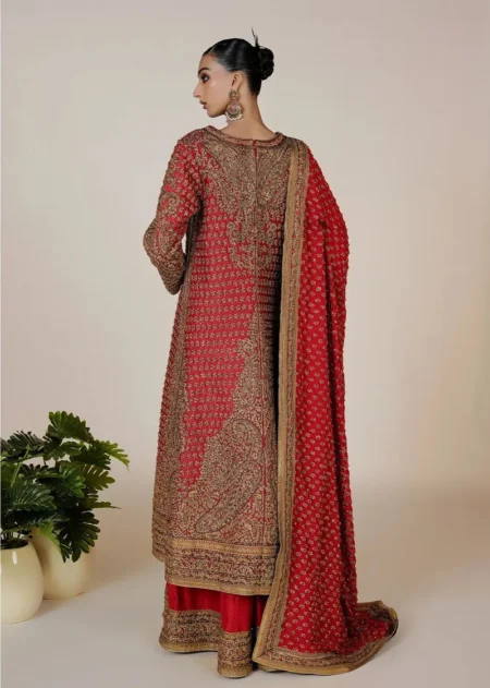 Marori Bridal Red By Rizwan Beyg Shahaana