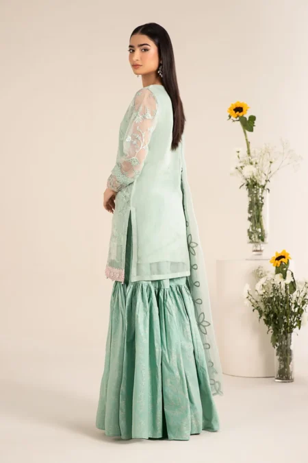 Maria B Embroidered Cotton Silk Suit | DW-EF25-17