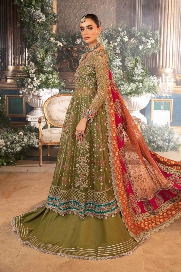 Maria B Embroidered Organza Suit | BD-2906