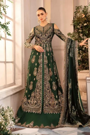 Maria B Embroidered Organza Suit | BD-2904