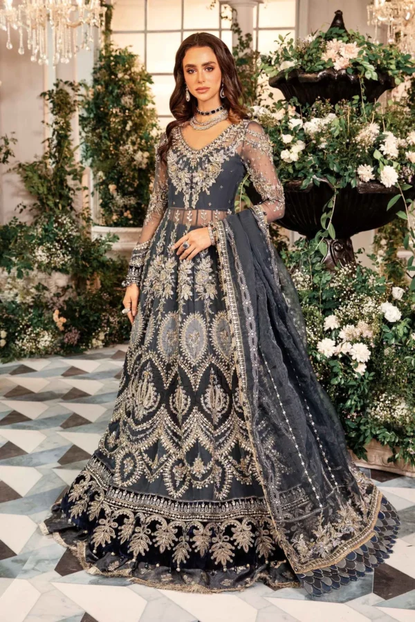 Maria B Embroidered Organza Suit | BD-2901