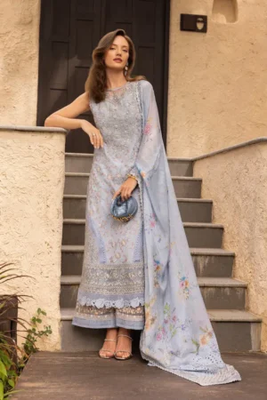 Faiza Saqlain Luxury Lawn - Liana