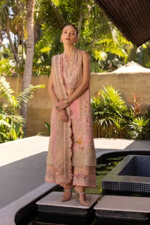 Faiza Saqlain Luxury Lawn - Peony