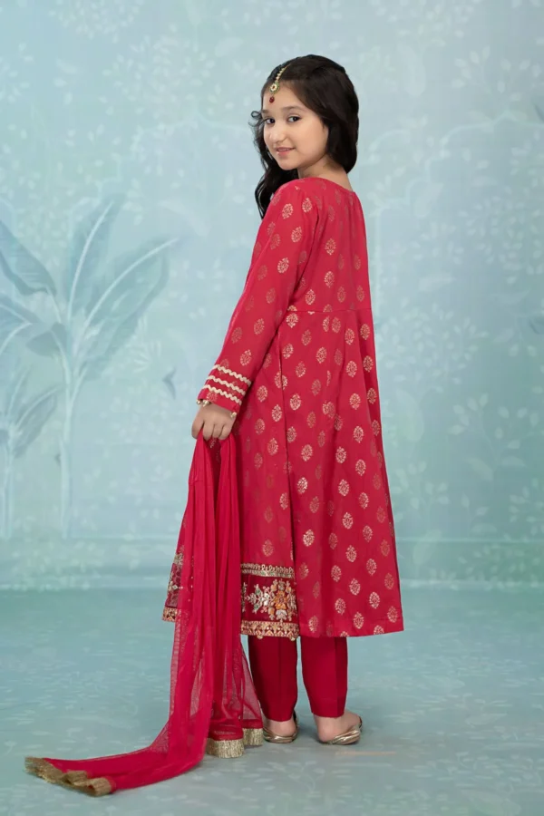 Maria B Kids Embroidered Suit | MKD-EF23-31R1