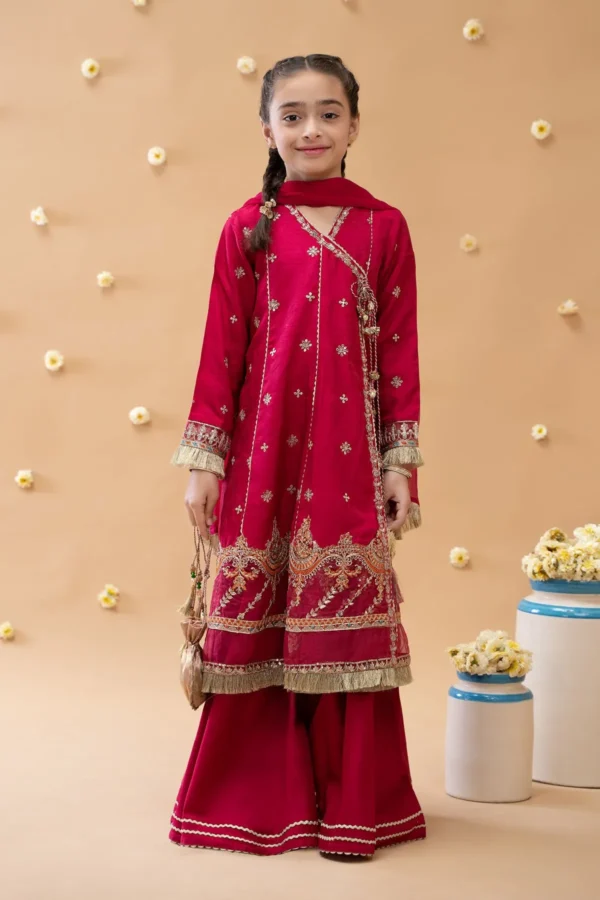 Maria B Kids Embroidered Suit | MKS-EA23-01R1