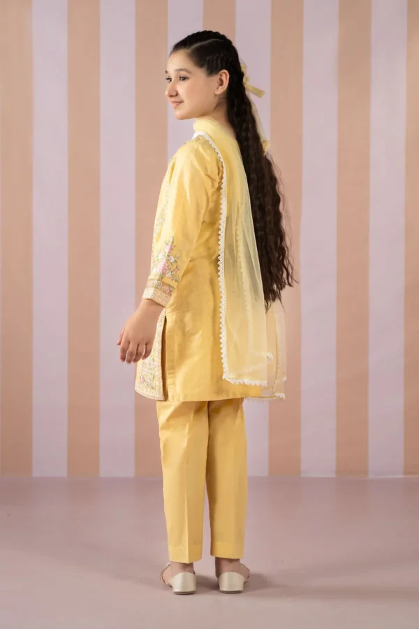 Maria B Kids Embroidered Dobby Lawn Suit | MKD-EF25-50