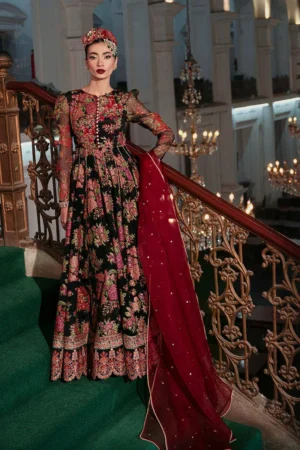 Zainab Salman Florette Eid Edit 25 | Black Dahlia