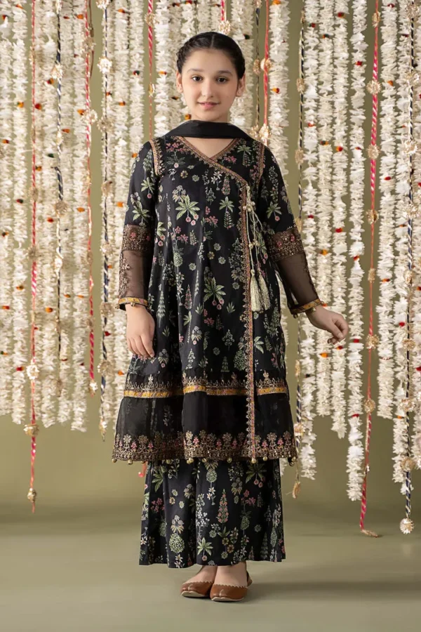 Maria B Kids Printed Lawn Suit | MKD-EF25-13