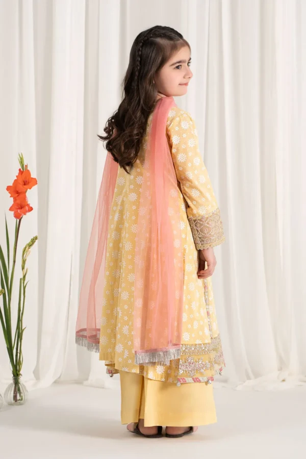 Maria B Kids Embroidered Lawn Suit | MKD-EF25-09