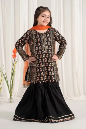 Maria B Kids Embroidered Lawn Suit | MKD-EF25-23