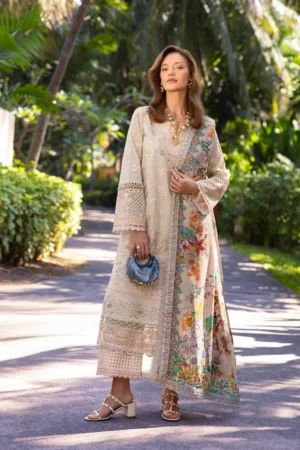 Faiza Saqlain Luxury Lawn - Delilah