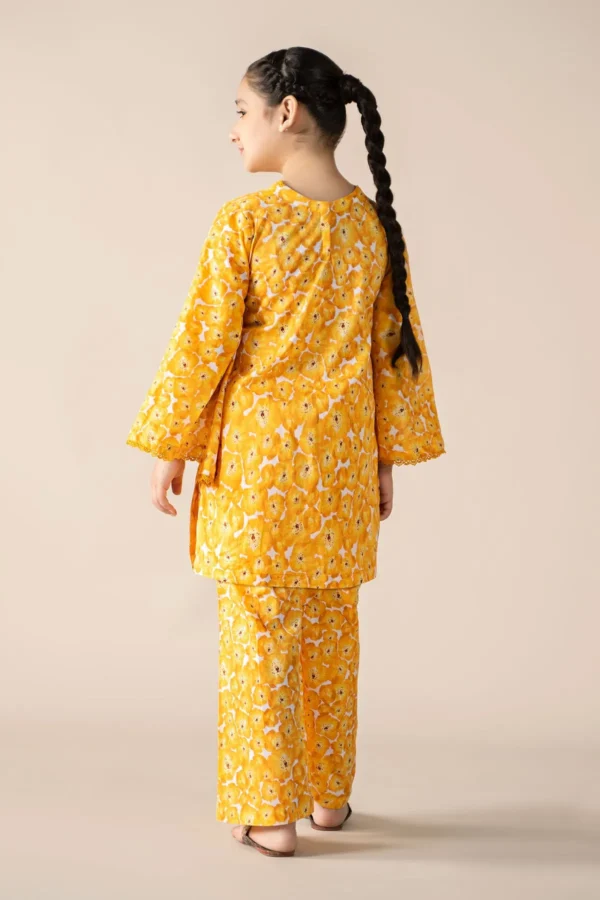 Maria B Kids Printed Lawn Suit | MKD-EF25-69