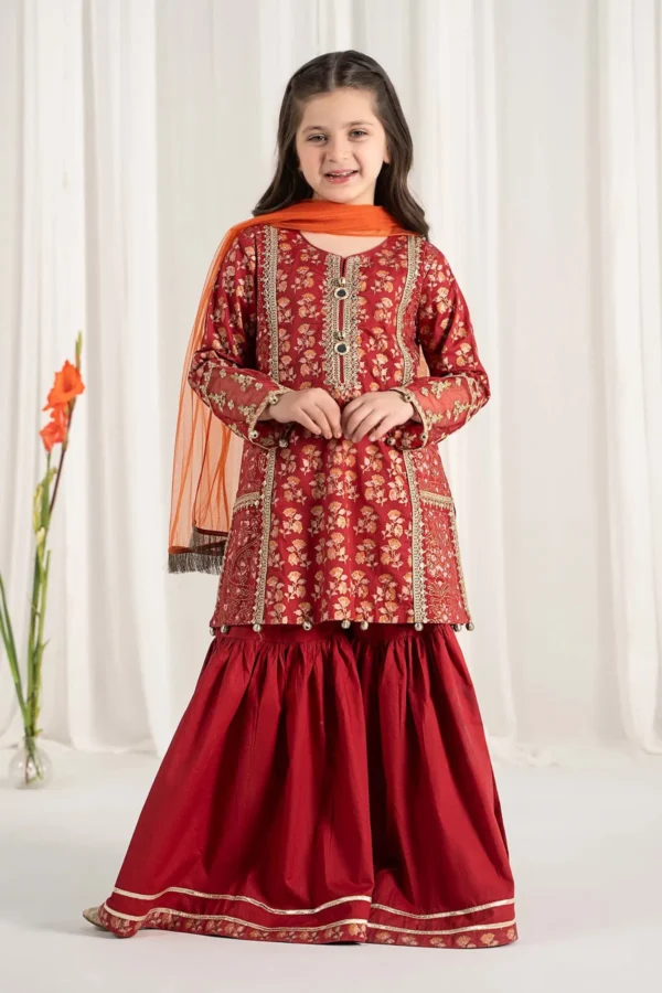 Maria B Kids Embroidered Lawn Suit | MKD-EF25-23