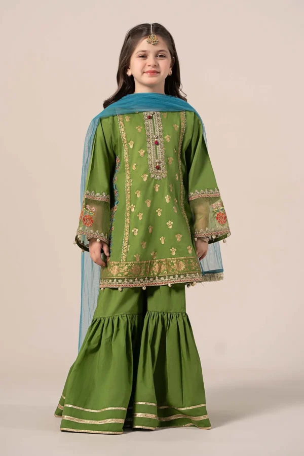 Maria B Kids Embroidered Lawn Suit | MKD-EF25-24