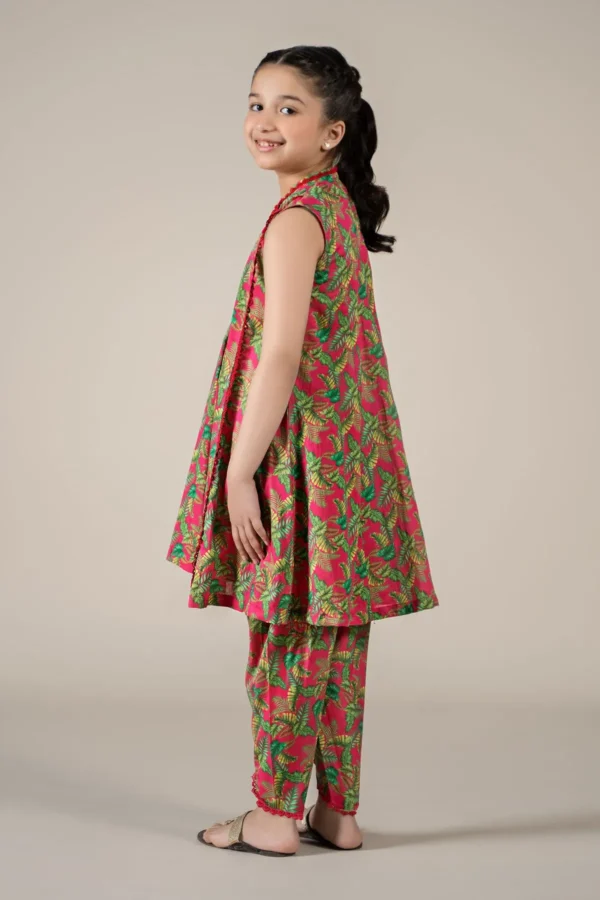 Maria B Kids Printed Lawn Suit | MKD-EF25-68